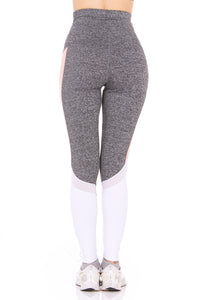 "Therapy" High-Rise Colorblocked Leggings