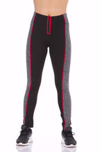Load image into Gallery viewer, "Therapy" Exposed Zipper Colorblocked Leggings