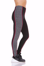Load image into Gallery viewer, "Therapy" Exposed Zipper Colorblocked Leggings