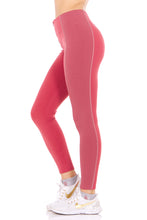 Load image into Gallery viewer, "Therapy" Exposed Zipper Colorblocked Leggings