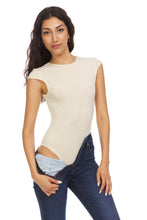 Load image into Gallery viewer, Cap Sleeve Funnel Neck BodySuit