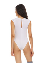 Load image into Gallery viewer, Cap Sleeve Funnel Neck BodySuit
