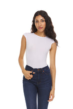 Load image into Gallery viewer, Cap Sleeve Funnel Neck BodySuit