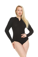 Load image into Gallery viewer, Long Sleeve Mock Collar BodySuit
