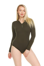 Load image into Gallery viewer, Long Sleeve Mock Collar BodySuit