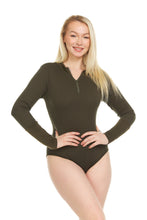 Load image into Gallery viewer, Long Sleeve Mock Collar BodySuit
