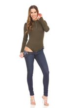 Load image into Gallery viewer, Long Sleeve Mock Collar BodySuit