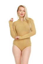 Load image into Gallery viewer, Long Sleeve Mock Collar BodySuit