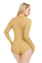 Load image into Gallery viewer, Long Sleeve Mock Collar BodySuit