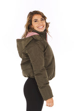 Load image into Gallery viewer, Therapy Contrast Lining Padded Jacket