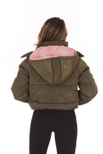 Load image into Gallery viewer, Therapy Contrast Lining Padded Jacket