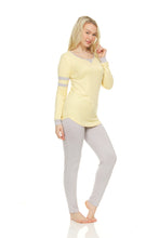 Load image into Gallery viewer, Pant and Baseball T-Shirt Pijama Set