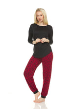 Load image into Gallery viewer, Printed Jogger Pant Pajama Set