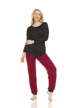 Load image into Gallery viewer, Printed Jogger Pant Pajama Set