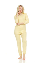 Load image into Gallery viewer, Lace Trim Pant Pajama Set