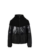 Load image into Gallery viewer, Winter Tonal Mix-Media Women Puffer Bomber Jacket