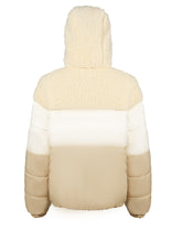 Load image into Gallery viewer, Winter Tonal Mix-Media Women Puffer Bomber Jacket