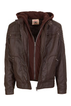 Load image into Gallery viewer, "American Culture" Boys Vegan Leather Updated Moto