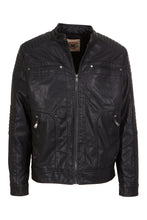 Load image into Gallery viewer, &quot;American Culture&quot; Men&#39;s Vegan Leather Moto
