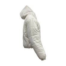 Load image into Gallery viewer, Cropped Diagonal Puffer Bomber Jacket