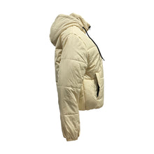 Load image into Gallery viewer, Ladies Cropped Puffer Bomber Jacket