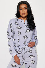Load image into Gallery viewer, 2pc Henley Top Loungewear Set
