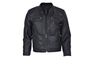 "American Culture" Men's Vegan Leather Updated Moto