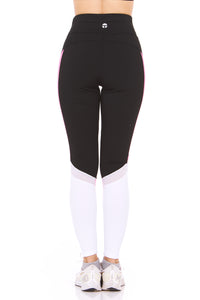 "Therapy" High-Rise Colorblocked Leggings