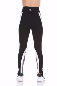 "Therapy" Color Blocked High-Rise Leggings