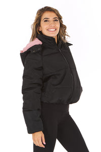 Therapy Contrast Lining Padded Jacket