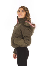 Load image into Gallery viewer, Therapy Contrast Lining Padded Jacket
