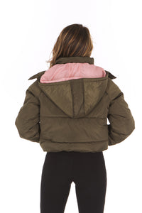 Therapy Contrast Lining Padded Jacket