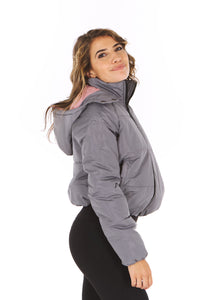 Therapy Contrast Lining Padded Jacket