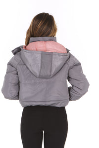 Therapy Contrast Lining Padded Jacket