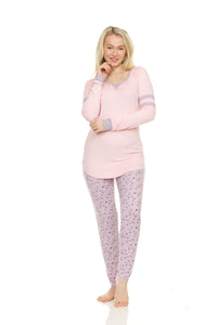 Pant and Baseball T-Shirt Pijama Set