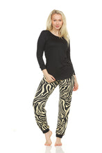 Load image into Gallery viewer, Printed Jogger Pant Pajama Set
