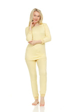 Load image into Gallery viewer, Lace Trim Pant Pajama Set

