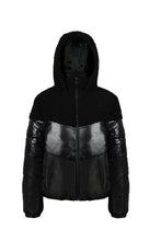 Load image into Gallery viewer, Winter Tonal Mix-Media Women Puffer Bomber Jacket
