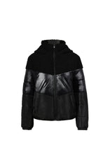 Load image into Gallery viewer, Winter Tonal Mix-Media Women Puffer Bomber Jacket

