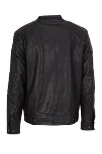 "American Culture" Men's Vegan Leather Moto