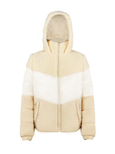 Load image into Gallery viewer, Winter Tonal Mix-Media Women Puffer Bomber Jacket
